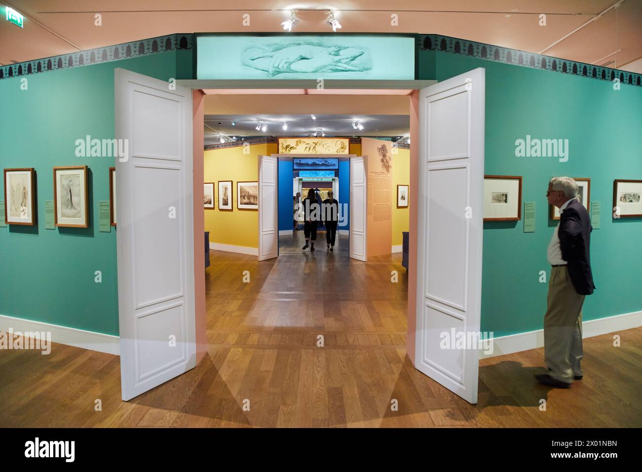 L'Allemagne romantique mostra, Dessins des musées de Weimar, Petit Palais Musée des Beaux Arts de la Ville de Paris, Francia, Europa Foto Stock
