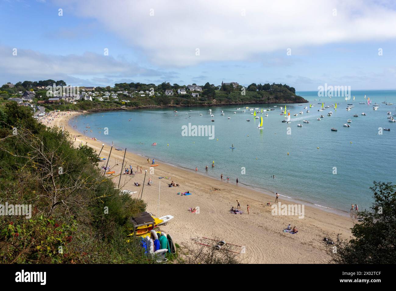 Pointe du Grouin, Cancale, Ille-et-Vilaine, Bretagna, Francia, Europa Foto Stock