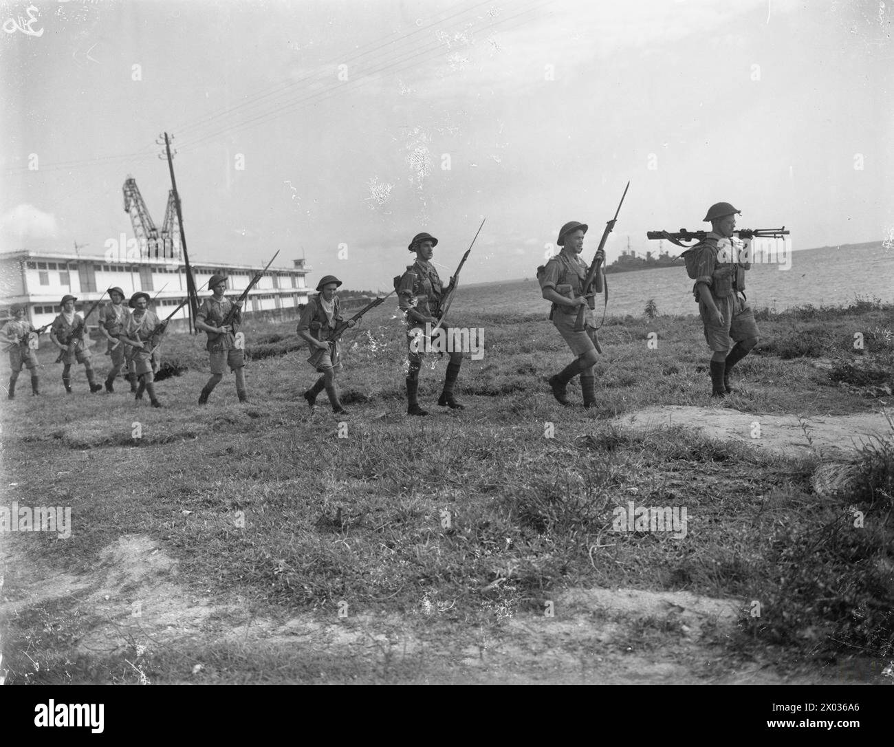 Il 18 settembre 1942, le forze britanniche catturarono Tamatave, il principale porto del Madagascar, con truppe che avanzavano lungo le aree costiere. Foto Stock