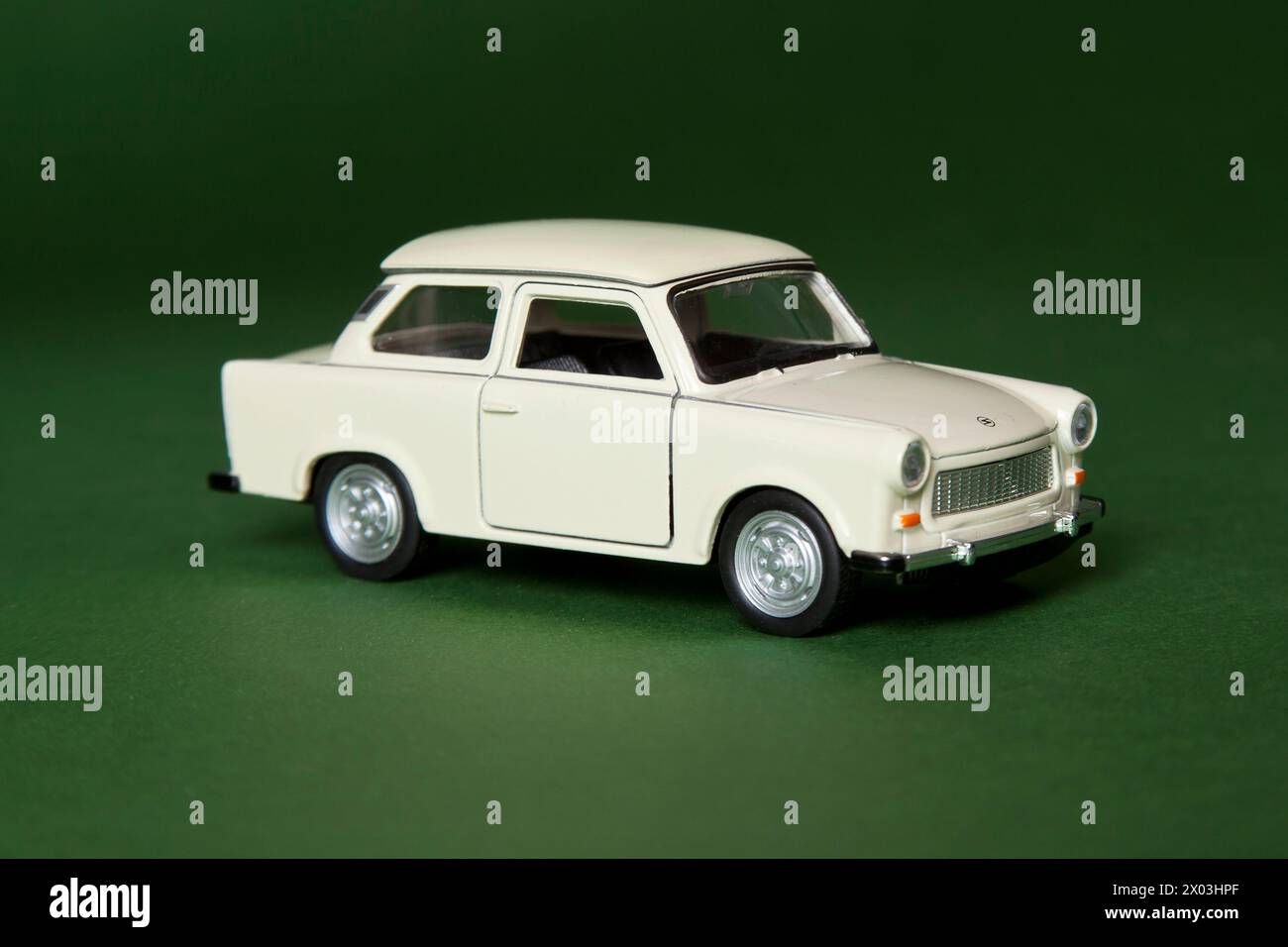 Modello di una trabant Foto Stock