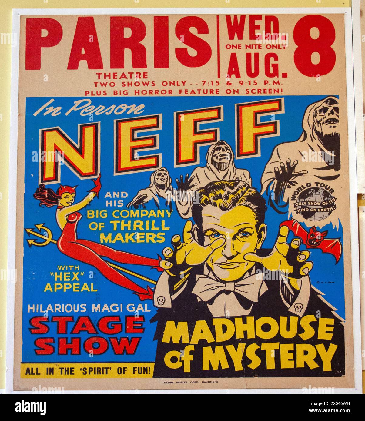 Museo americano della magia a Marshall, Michigan Foto Stock