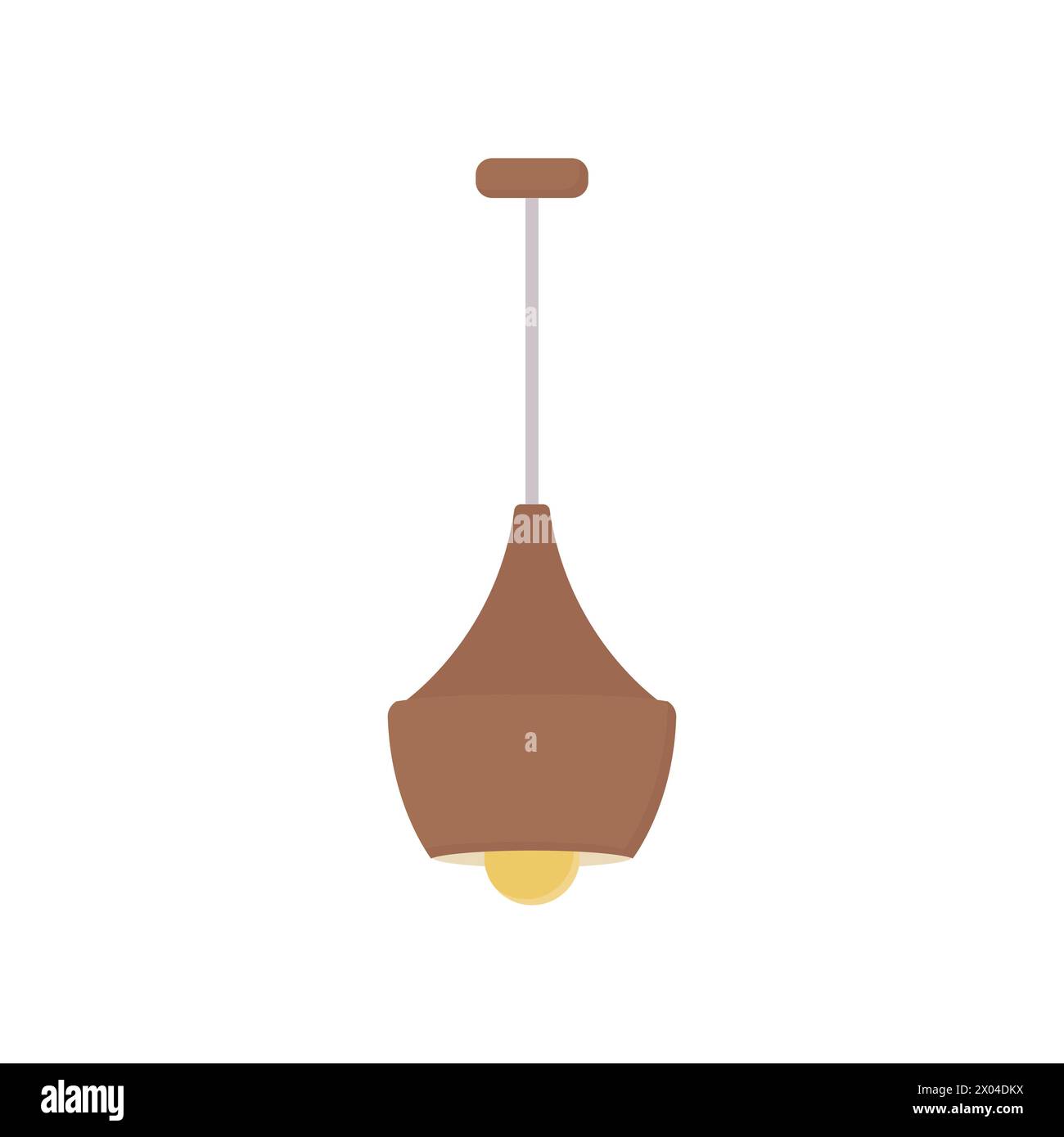 Lampadari sospesi in stile loft. Lampadine colorate semplici. Logo Bright Lights. Un simbolo di luce. Illustrazione vettoriale. Illustrazione Vettoriale