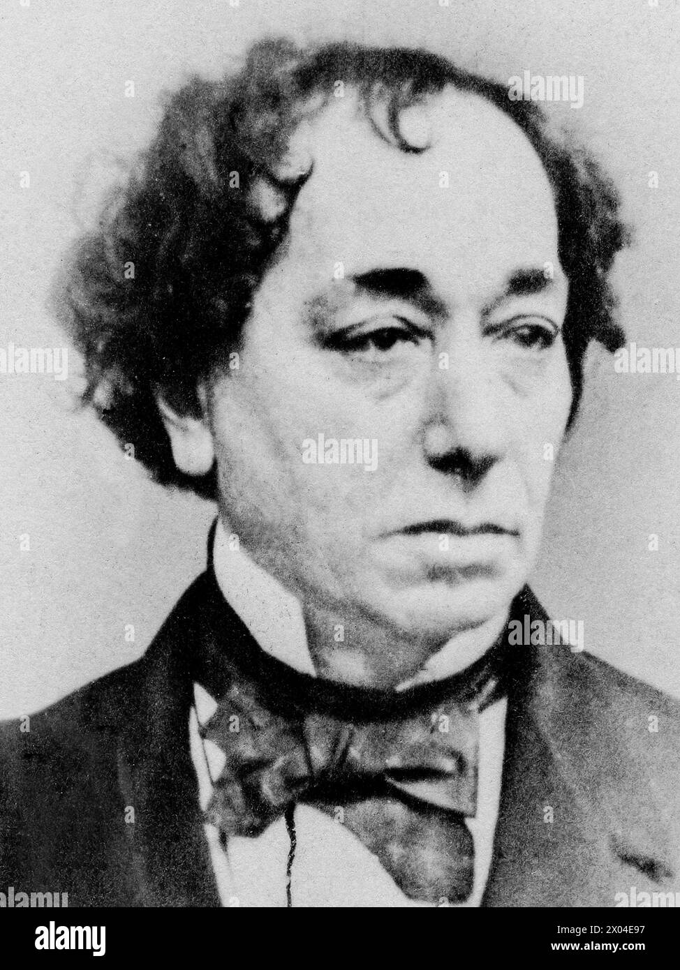 Ritratto di Benjamin Disraeli (1804–1881). Tra il 1860 e il 1869. Foto Stock
