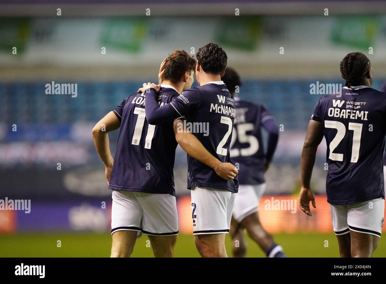 Londra, Regno Unito. 09 aprile 2024. Ryan Longman di Millwall celebra il suo obiettivo di raggiungere il 1-0 durante la partita del Millwall FC vs Leicester City FC Sky BET EFL Championship al Den, Londra, Inghilterra, Regno Unito il 9 aprile 2024 Credit: Every Second Media/Alamy Live News Foto Stock