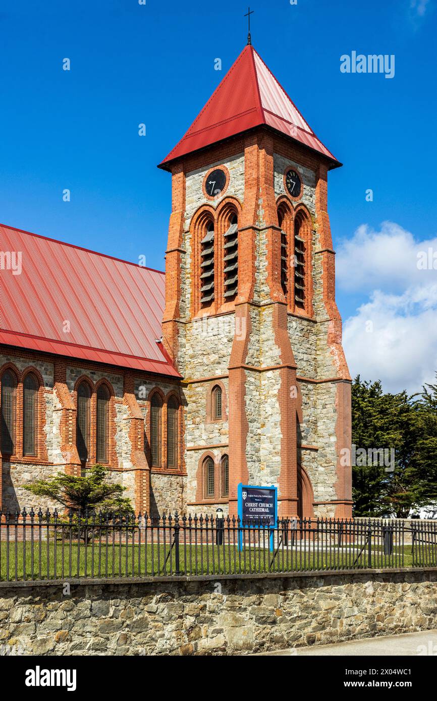 Christ Church Cathedral, Stanley, Isole Falkland, sabato 2 dicembre, 2023. foto: David Rowland / One-Image.com Foto Stock