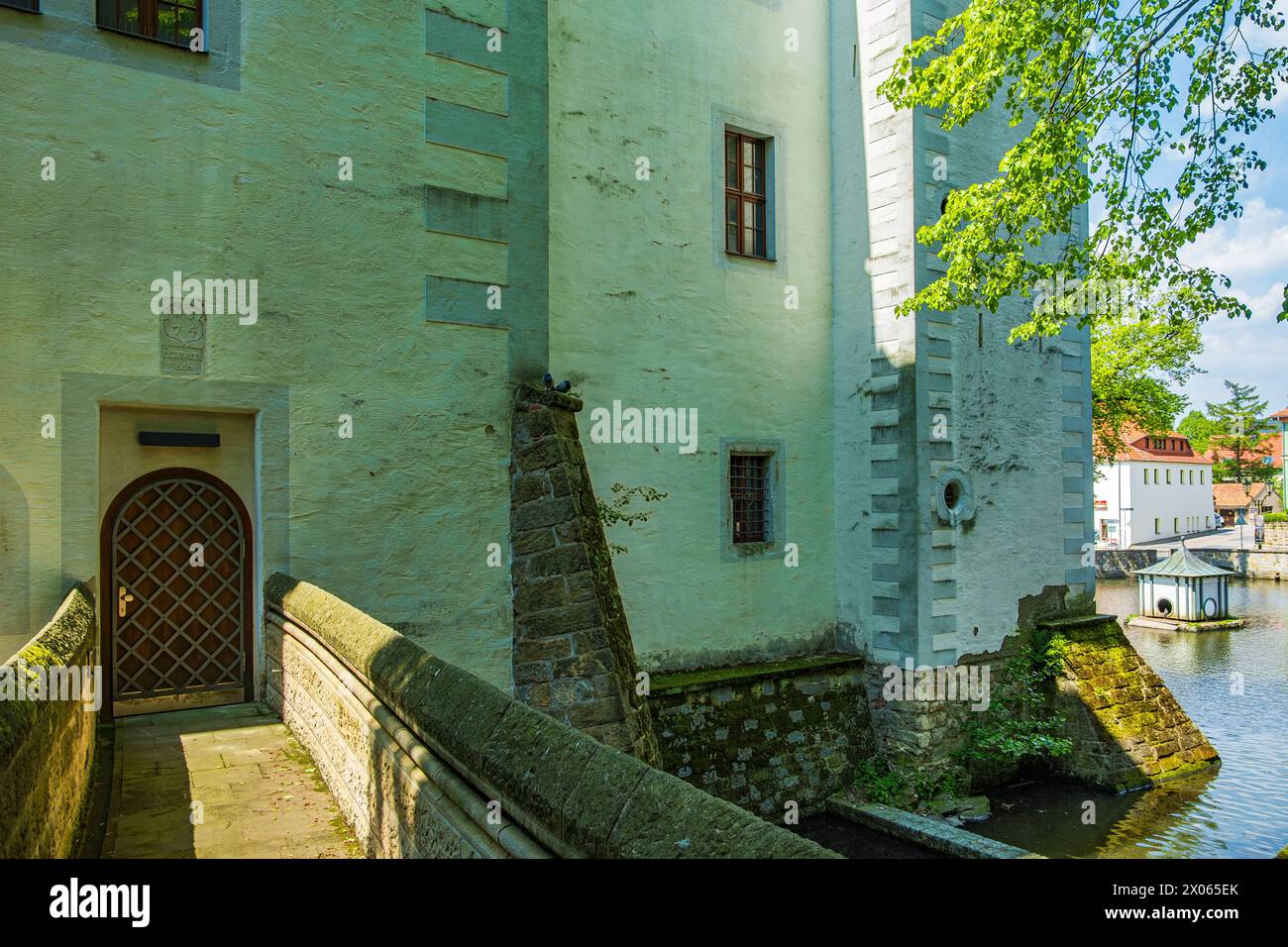 Schloss Schönfeld, Dresda, Sachsen, Deutschland Schloss Schönfeld, auch als Deutschlands Zauberschloss bekannt, ein Renaissance-Schloss im Schönfelde Foto Stock