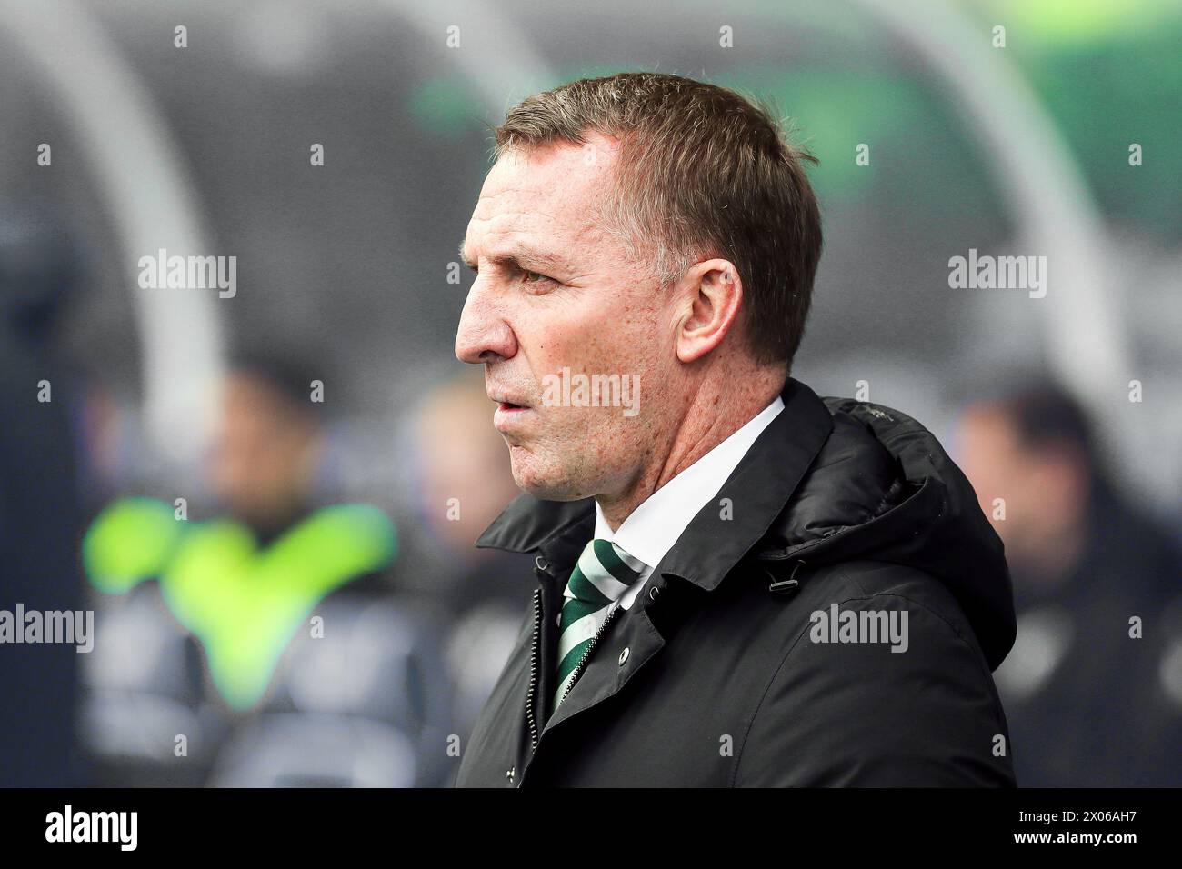 BRENDAN RODGERS, allenatore del Celtic fc, squadra di calcio della Scottish Premiership, Glasgow, Scozia, Regno Unito Foto Stock