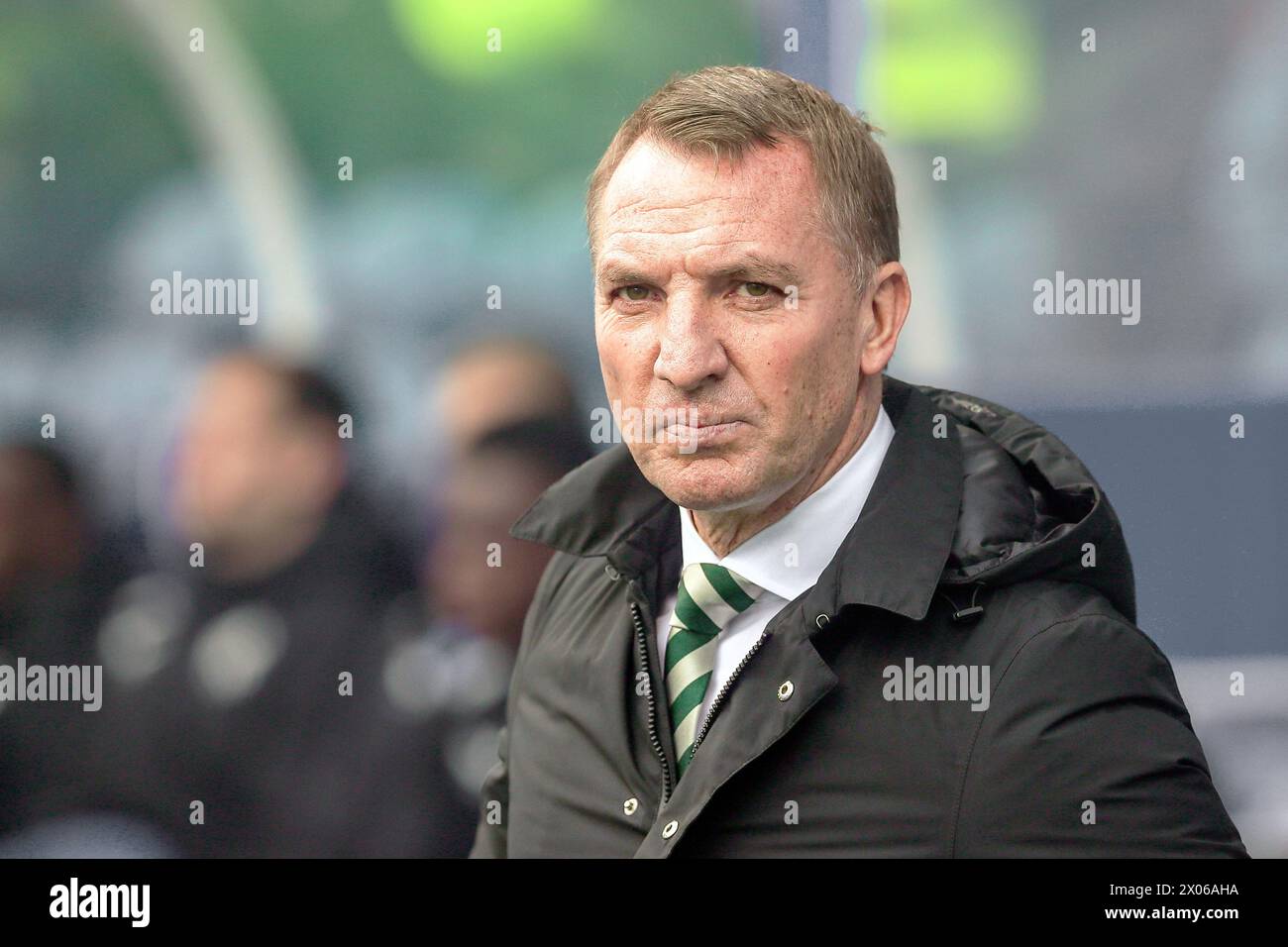BRENDAN RODGERS, allenatore del Celtic fc, squadra di calcio della Scottish Premiership, Glasgow, Scozia, Regno Unito Foto Stock
