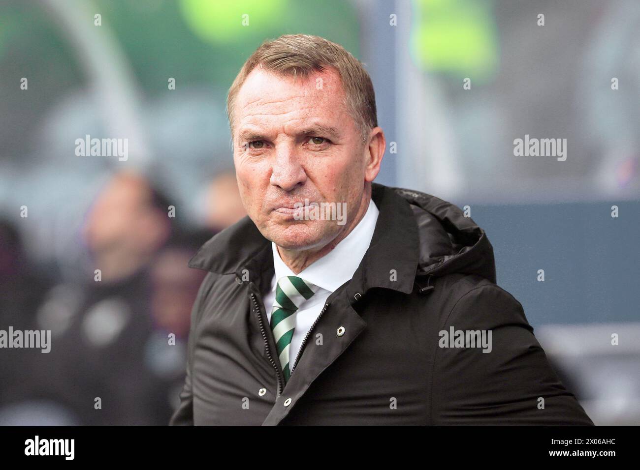 BRENDAN RODGERS, allenatore del Celtic fc, squadra di calcio della Scottish Premiership, Glasgow, Scozia, Regno Unito Foto Stock
