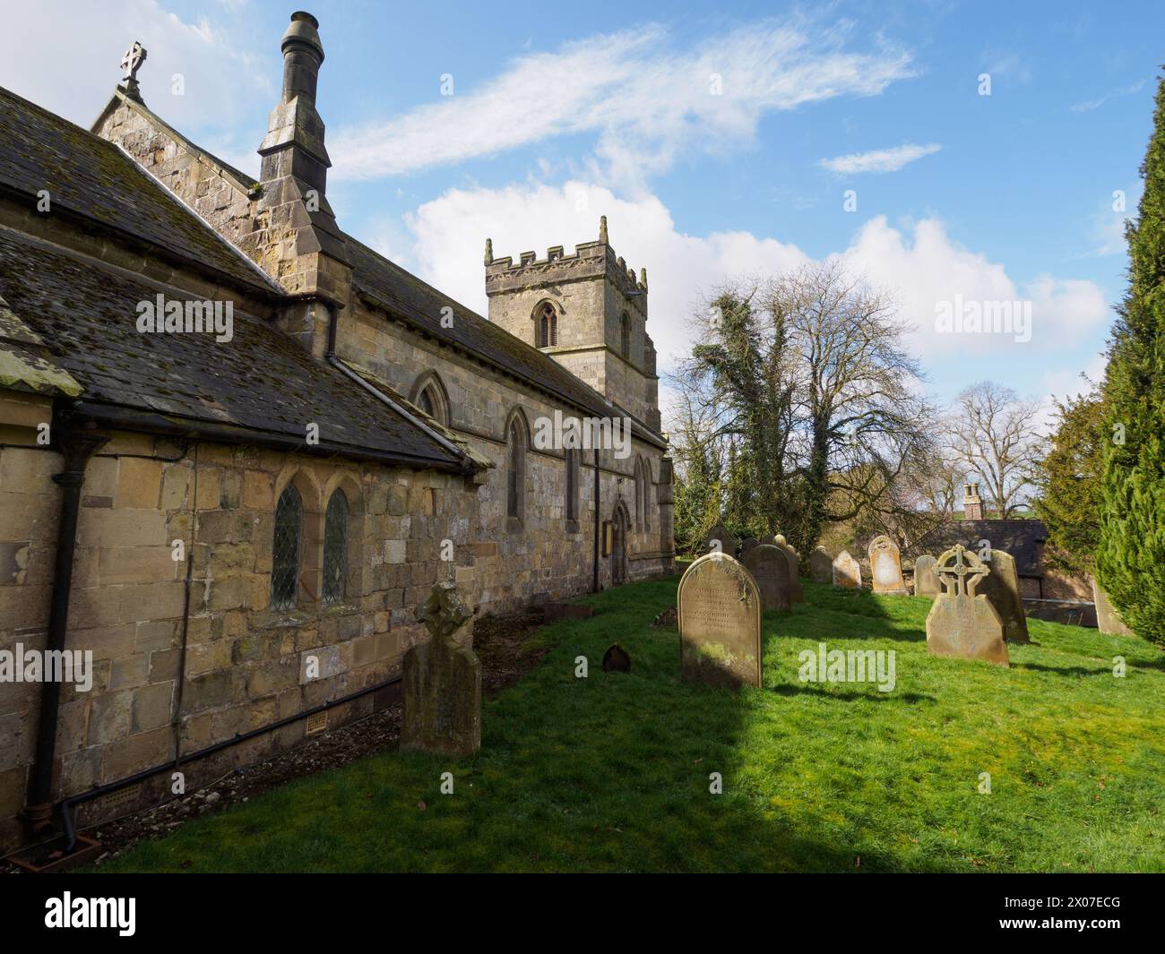 Chiesa di tutti i Santi, North Dalton, East Yorkshire Foto Stock