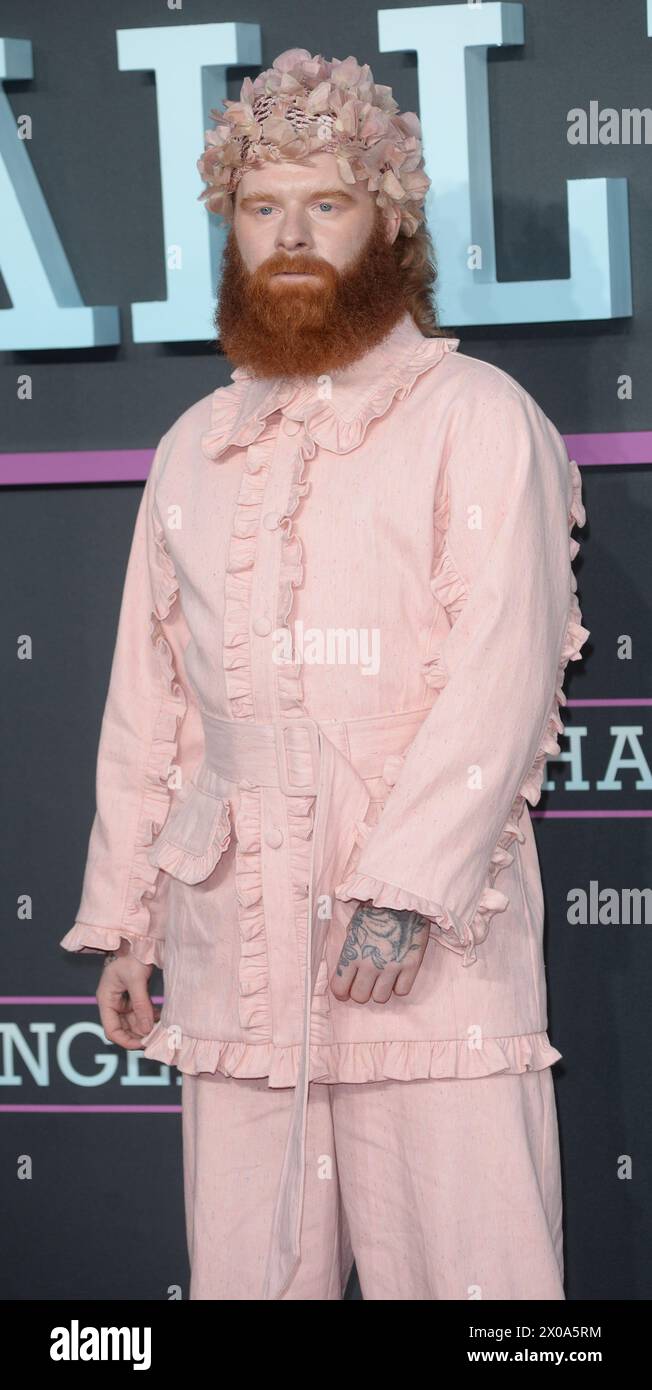 La foto deve essere accreditata ©Alpha Press 078237 10/04/2024 Jay Beech alla Premiere britannica Challengers a Londra Foto Stock