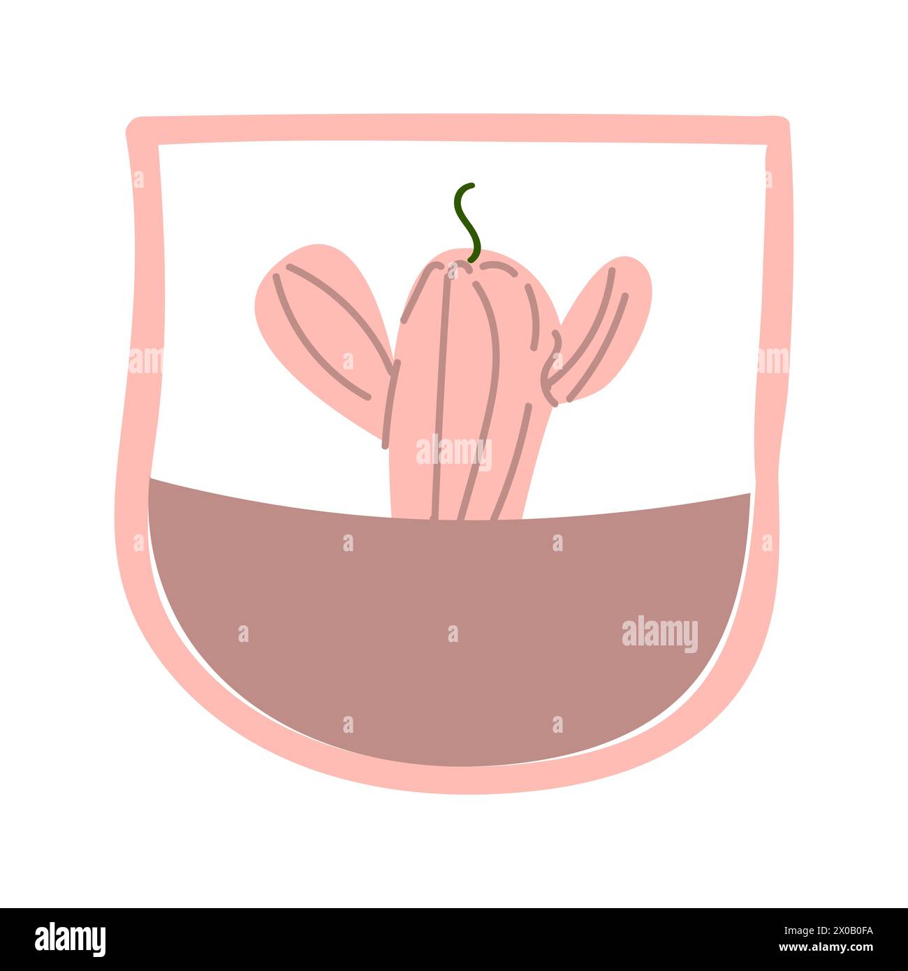 Candele alla moda. Concetto fatto a mano. Può essere utilizzato per striscioni, etichette o poster. Illustrazione Vettoriale