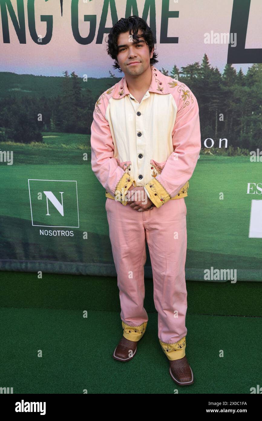 Los Angeles, California. 10 aprile 2024. Miguel Angel Garcia alla "The Long Game" Nosotros Community Screening al Montalban Theater di Los Angeles, California, il 10 aprile 2024. Crediti: Faye Sadou/Media Punch/Alamy Live News Foto Stock