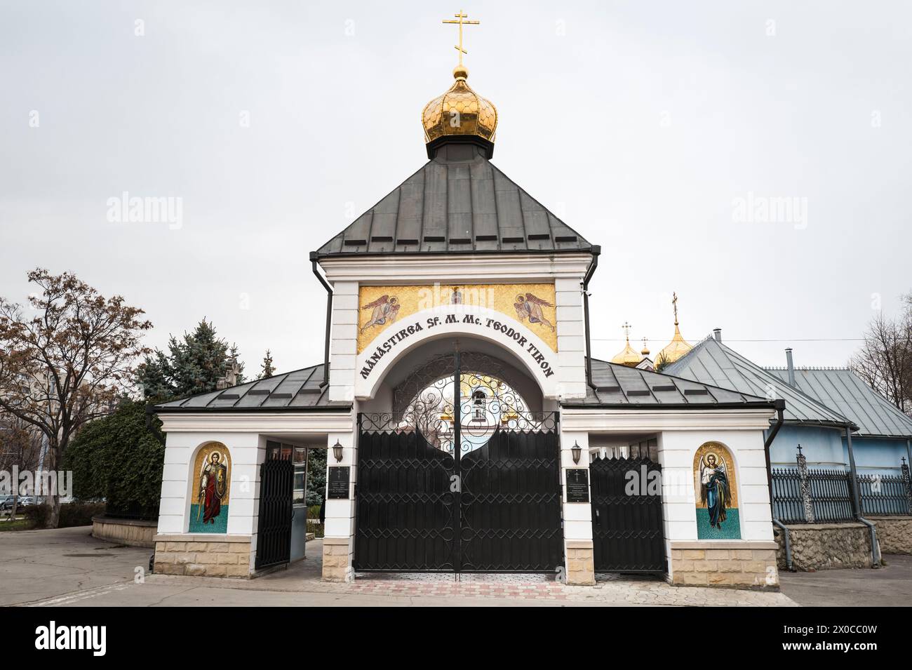 Chiesa di Theodor Tiron, quartiere Centru di Chisinau Chisinau. Patricia Huchot-Boissier / Collectif DyF Foto Stock