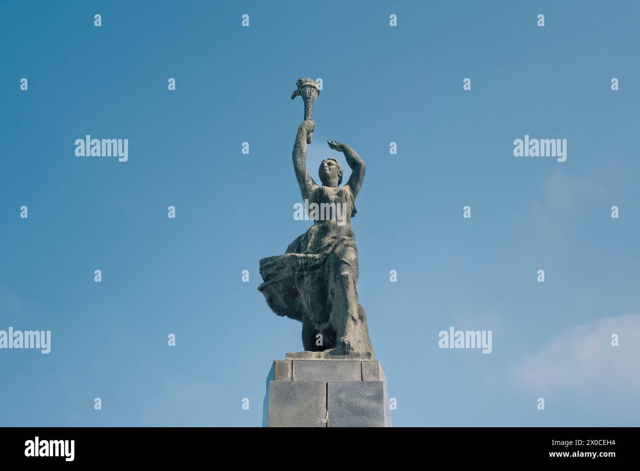 Monumento agli eroi della colonizzazione leninista. Chisinau. Capitale della Repubblica moldova. Patricia Huchot-Boissier / Collectif DyF Foto Stock