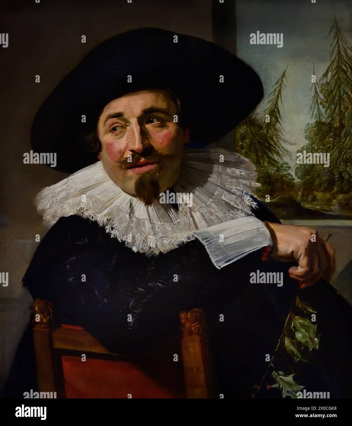 Isaac Abrahamsz massa ( massa aveva fatto fortuna come mercante di seta in Russia, ed era un noto esperto del paese. ) 1626 di Frans Hals, 1582-1666, Anversa- Haarlem, Dutch, Paesi Bassi, XVII secolo, secolo d'oro olandese (dipinse vivaci, talvolta anche allegri, ritratti di persone di tutti i livelli della società, persone importanti, bambini cattivi e persino ubriachi o persone dichiarate pazze). Foto Stock