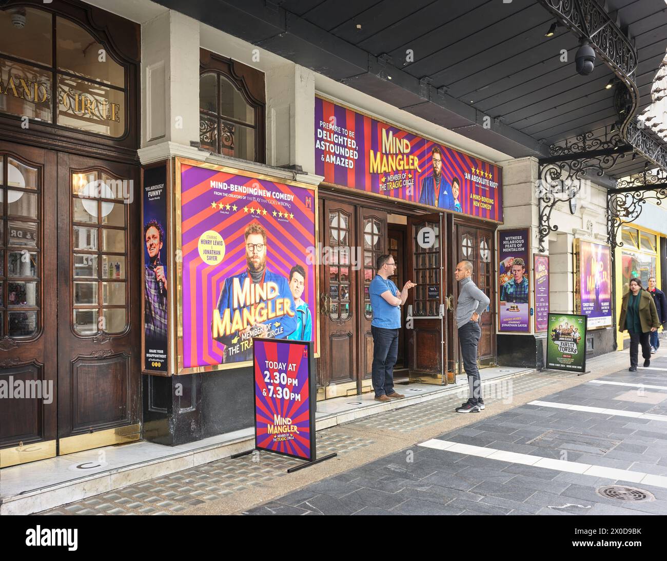 Mind Mangler al teatro Apollo, Londra, Inghilterra, aprile 2024. Foto Stock