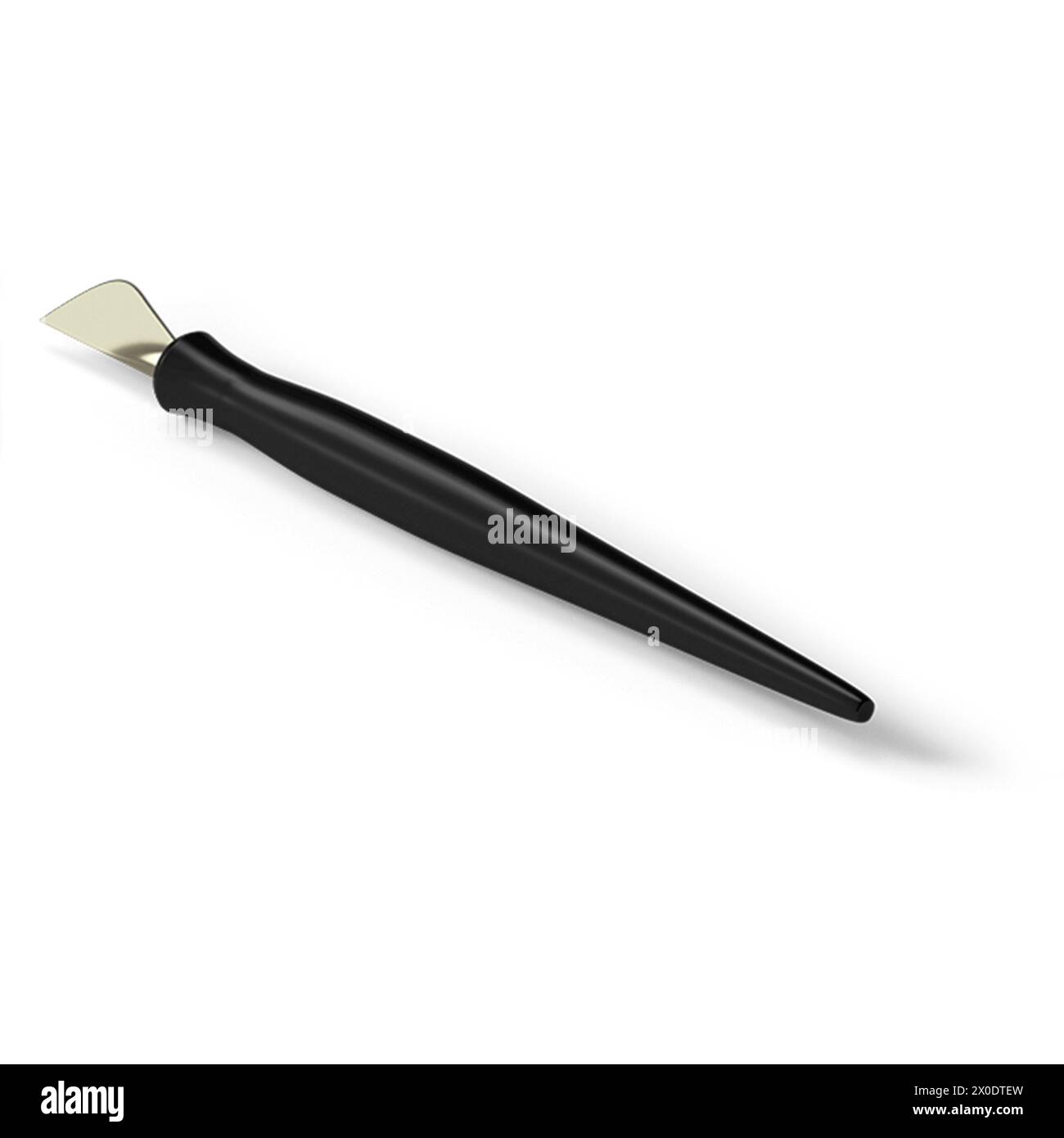 Concetto creativo coltello mediano isometrico isolato su sfondo semplice , adatto per gli elementi delle vostre risorse. Foto Stock