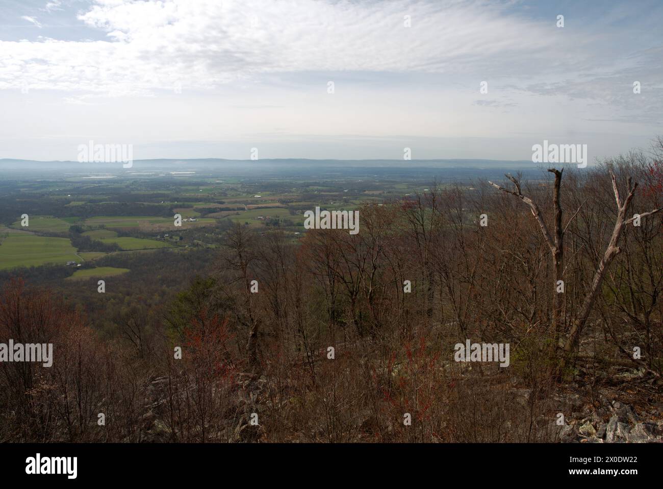 Waggoner's Gap Hawk Watch Overlook in Pennsylvania Foto Stock