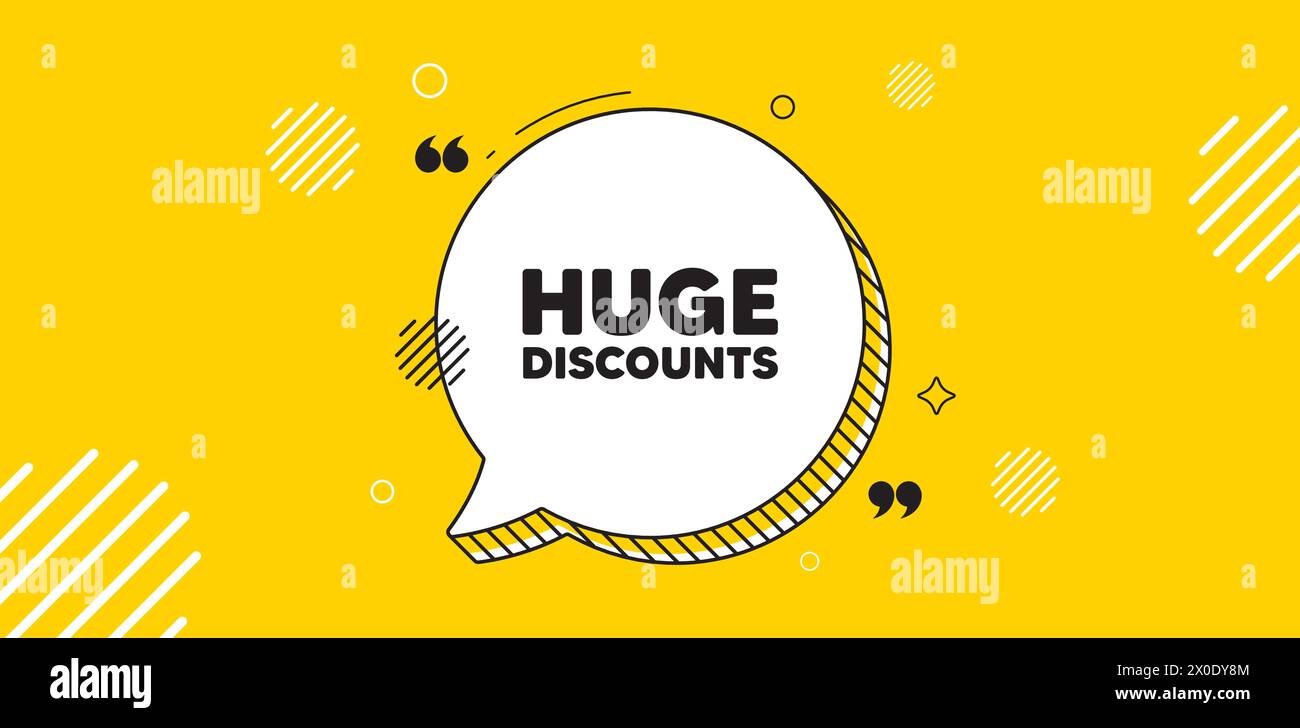 Sconti eccezionali. Cartello con il prezzo dell'offerta speciale. Banner a fumetto per la chat. Vettore Illustrazione Vettoriale