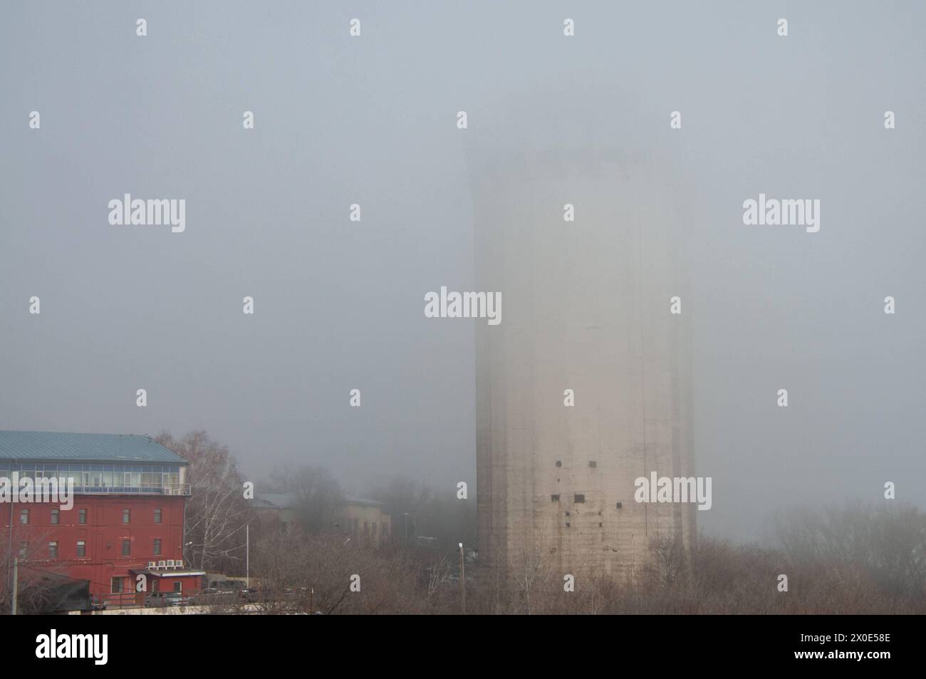 Architettura Samara ascensore verticale regione Samara Samara Russia Copyright: XSvetlanaxVozmilovax Vozmilova4742 Foto Stock