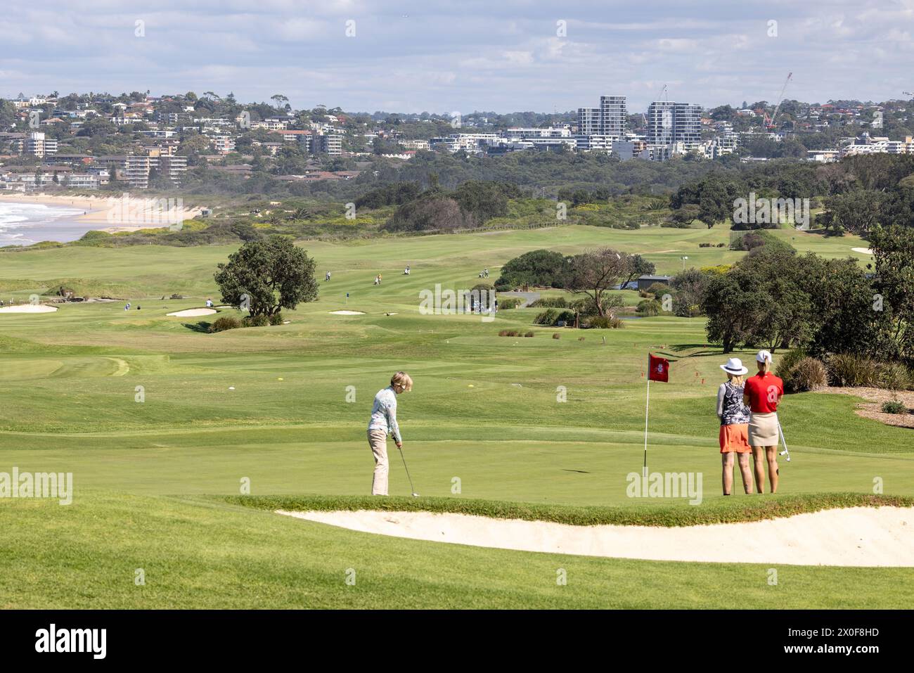 Campo da golf Longreef, Sydney New South Wales Australia Foto Stock