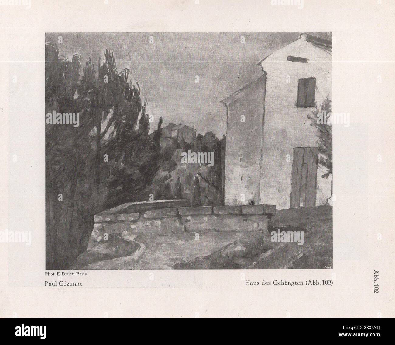 Un catalogo d'arte tedesco principalmente Ferdinand Hodler e Paul Cézanne e alcuni altri artisti come Oscar Kokoschka, Rubens, Rembrandt... ecc. del famoso artista e professore di storia dell'arte presso le università di Heidelberg, Strasburgo e Monaco Fritz Burger. Foto Stock