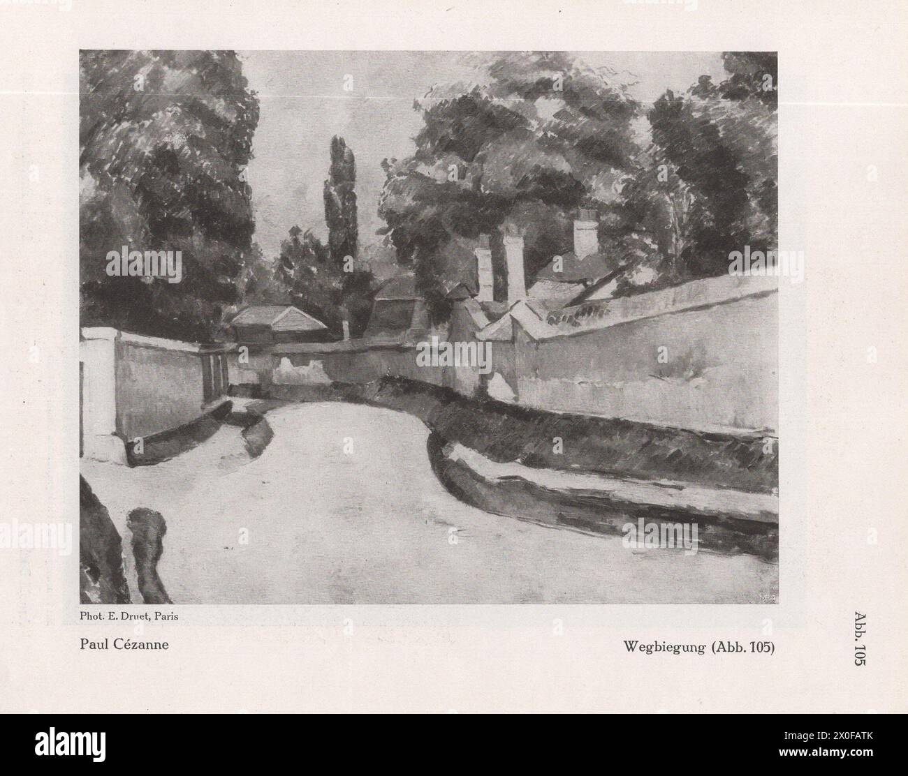 Un catalogo d'arte tedesco principalmente Ferdinand Hodler e Paul Cézanne e alcuni altri artisti come Oscar Kokoschka, Rubens, Rembrandt... ecc. del famoso artista e professore di storia dell'arte presso le università di Heidelberg, Strasburgo e Monaco Fritz Burger. Foto Stock