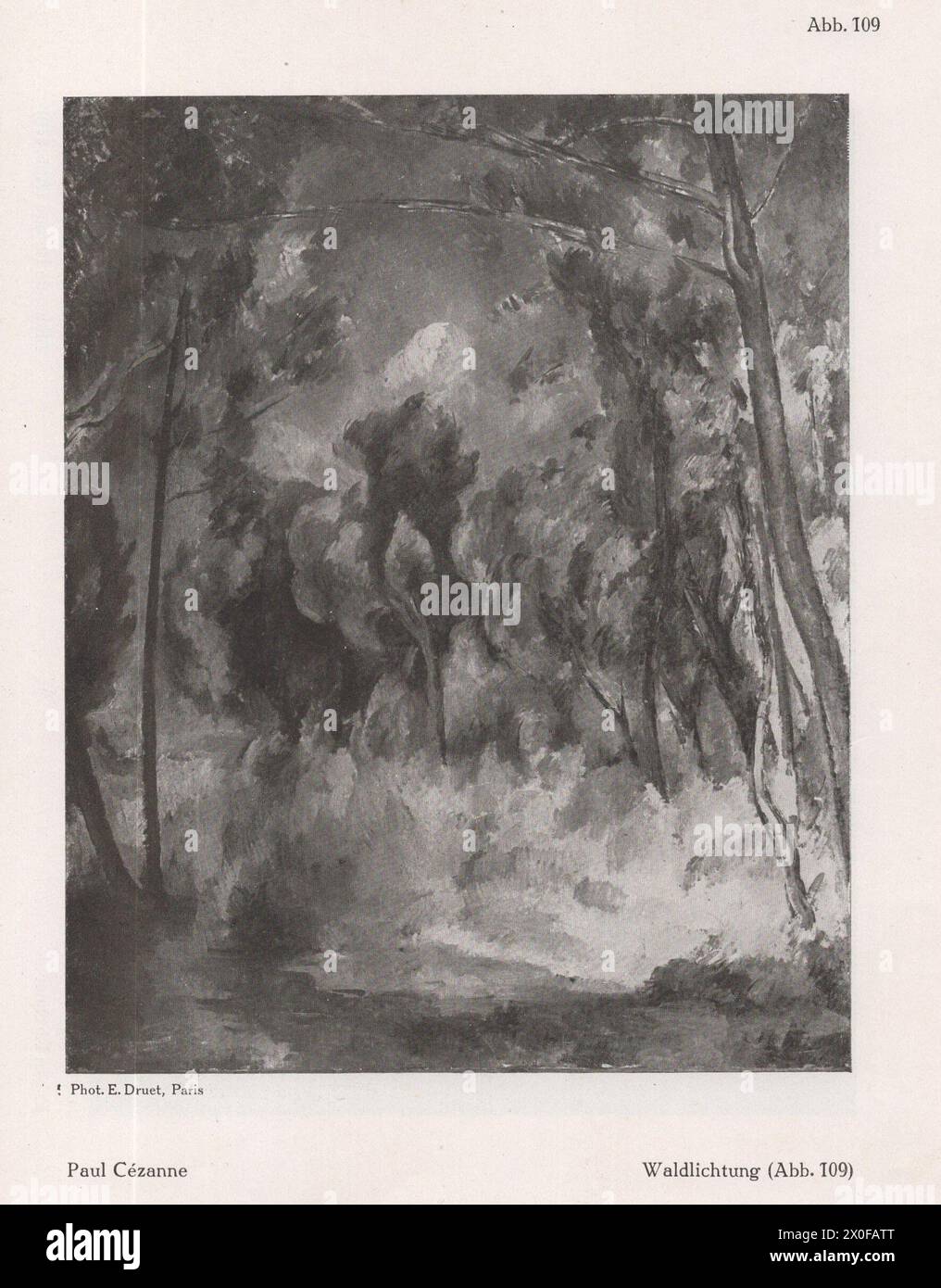 Un catalogo d'arte tedesco principalmente Ferdinand Hodler e Paul Cézanne e alcuni altri artisti come Oscar Kokoschka, Rubens, Rembrandt... ecc. del famoso artista e professore di storia dell'arte presso le università di Heidelberg, Strasburgo e Monaco Fritz Burger. Foto Stock