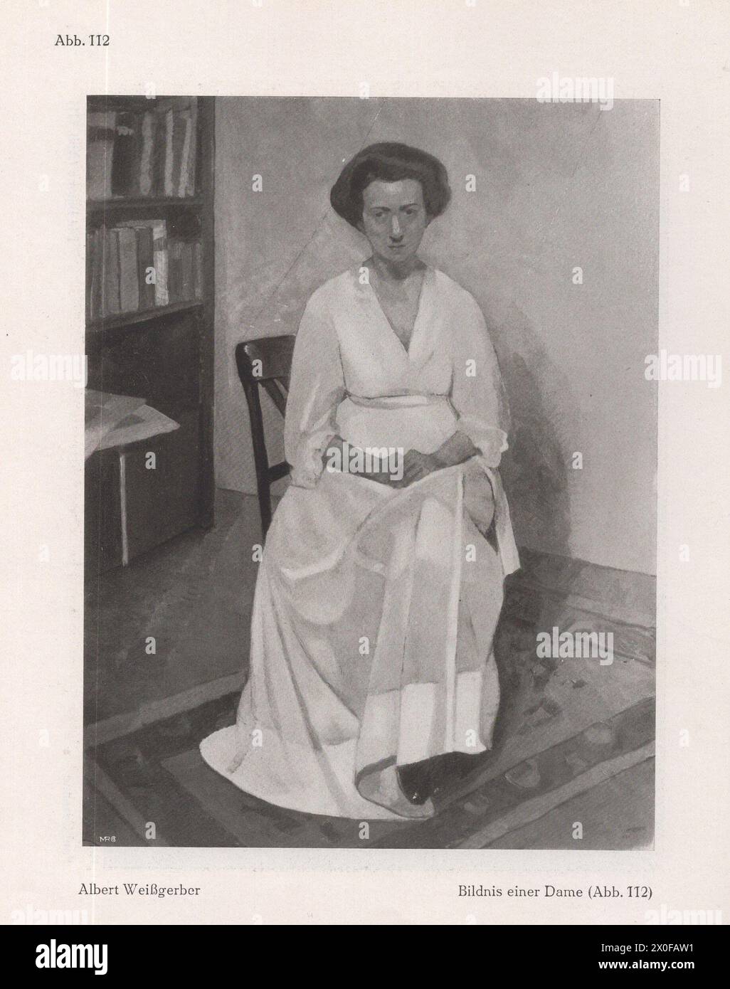 Un catalogo d'arte tedesco principalmente Ferdinand Hodler e Paul Cézanne e alcuni altri artisti come Oscar Kokoschka, Rubens, Rembrandt... ecc. del famoso artista e professore di storia dell'arte presso le università di Heidelberg, Strasburgo e Monaco Fritz Burger. Foto Stock