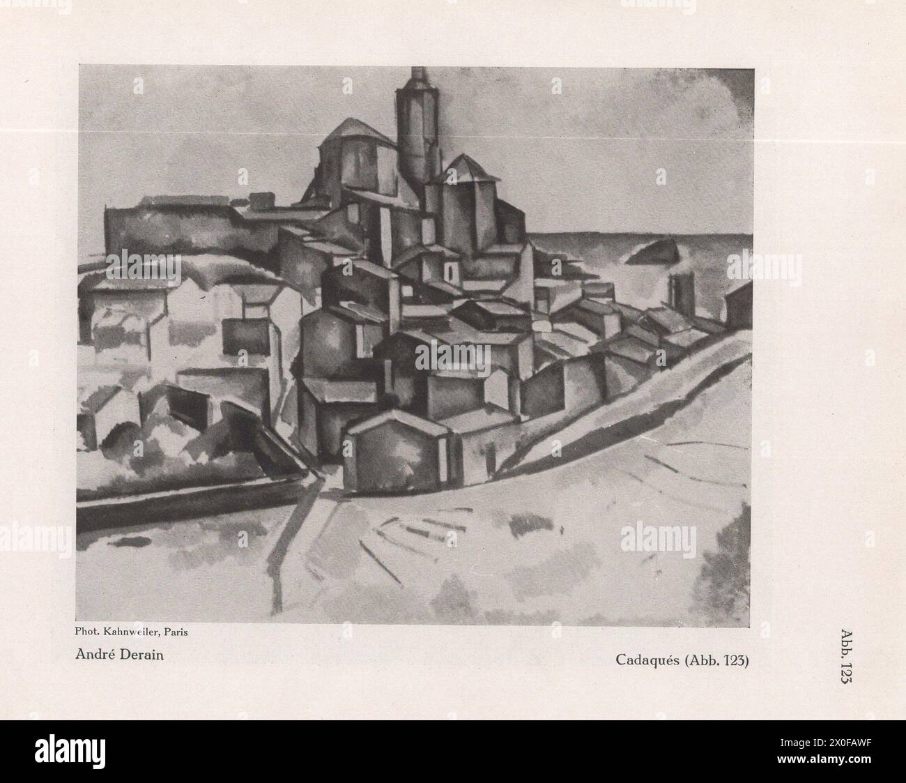 Un catalogo d'arte tedesco principalmente Ferdinand Hodler e Paul Cézanne e alcuni altri artisti come Oscar Kokoschka, Rubens, Rembrandt... ecc. del famoso artista e professore di storia dell'arte presso le università di Heidelberg, Strasburgo e Monaco Fritz Burger. Foto Stock