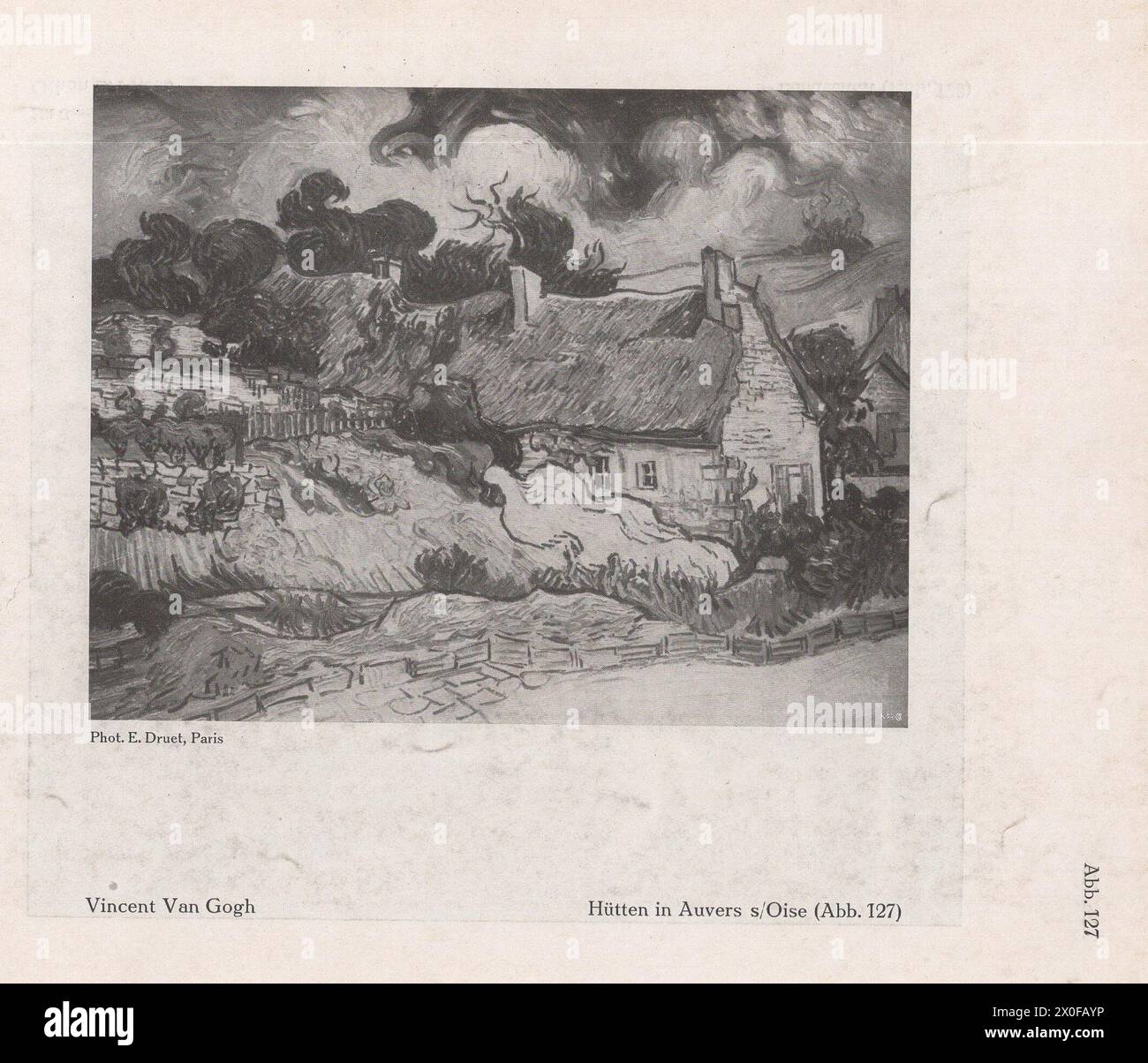 Un catalogo d'arte tedesco principalmente Ferdinand Hodler e Paul Cézanne e alcuni altri artisti come Oscar Kokoschka, Rubens, Rembrandt... ecc. del famoso artista e professore di storia dell'arte presso le università di Heidelberg, Strasburgo e Monaco Fritz Burger. Foto Stock