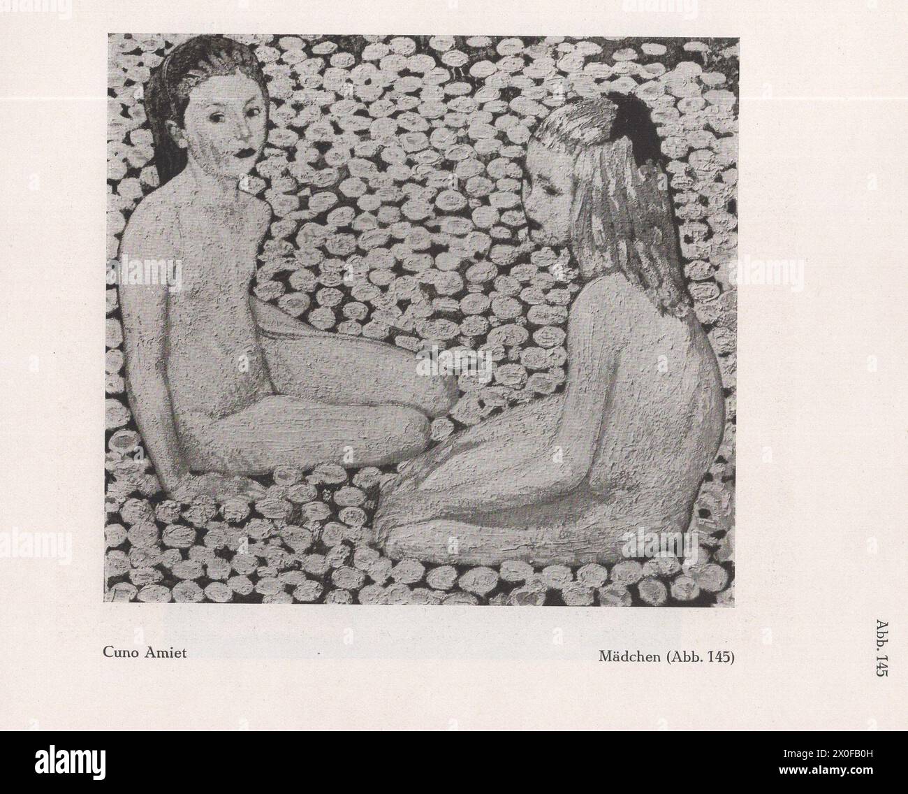 Un catalogo d'arte tedesco principalmente Ferdinand Hodler e Paul Cézanne e alcuni altri artisti come Oscar Kokoschka, Rubens, Rembrandt... ecc. del famoso artista e professore di storia dell'arte presso le università di Heidelberg, Strasburgo e Monaco Fritz Burger. Foto Stock