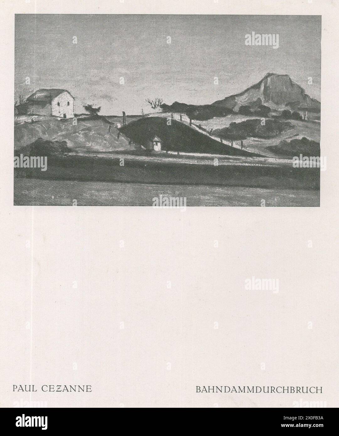 Un catalogo d'arte tedesco principalmente Ferdinand Hodler e Paul Cézanne e alcuni altri artisti come Oscar Kokoschka, Rubens, Rembrandt... ecc. del famoso artista e professore di storia dell'arte presso le università di Heidelberg, Strasburgo e Monaco Fritz Burger. Foto Stock