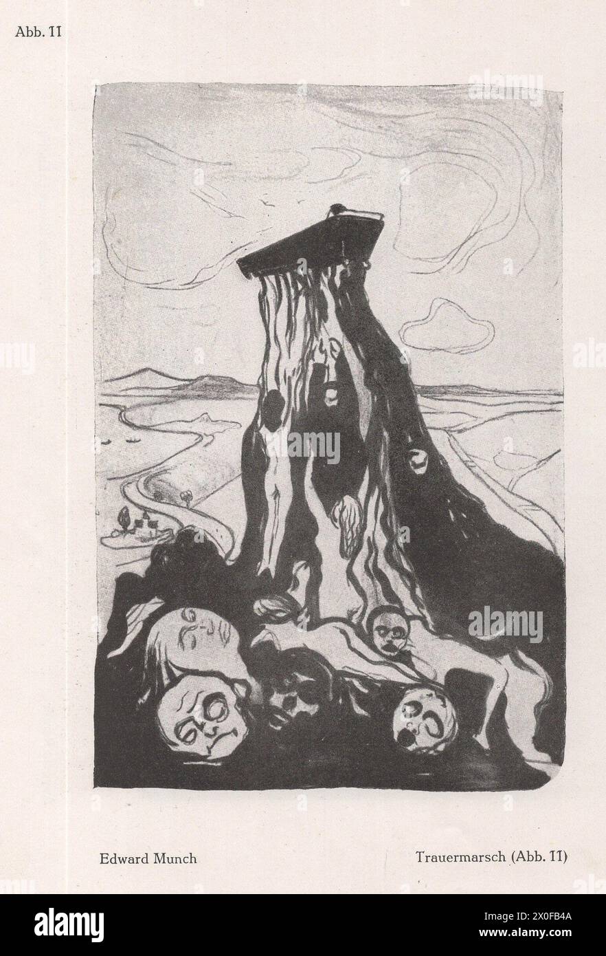 Un catalogo d'arte tedesco principalmente Ferdinand Hodler e Paul Cézanne e alcuni altri artisti come Oscar Kokoschka, Rubens, Rembrandt... ecc. del famoso artista e professore di storia dell'arte presso le università di Heidelberg, Strasburgo e Monaco Fritz Burger. Foto Stock