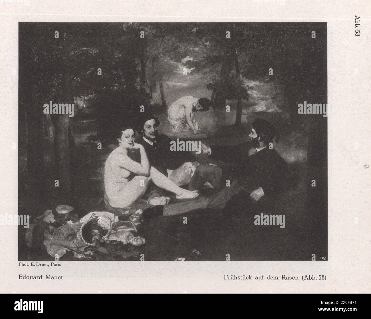 Un catalogo d'arte tedesco principalmente Ferdinand Hodler e Paul Cézanne e alcuni altri artisti come Oscar Kokoschka, Rubens, Rembrandt... ecc. del famoso artista e professore di storia dell'arte presso le università di Heidelberg, Strasburgo e Monaco Fritz Burger. Foto Stock