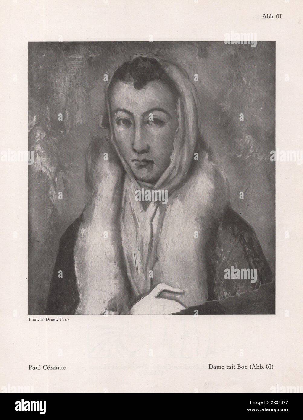 Un catalogo d'arte tedesco principalmente Ferdinand Hodler e Paul Cézanne e alcuni altri artisti come Oscar Kokoschka, Rubens, Rembrandt... ecc. del famoso artista e professore di storia dell'arte presso le università di Heidelberg, Strasburgo e Monaco Fritz Burger. Foto Stock