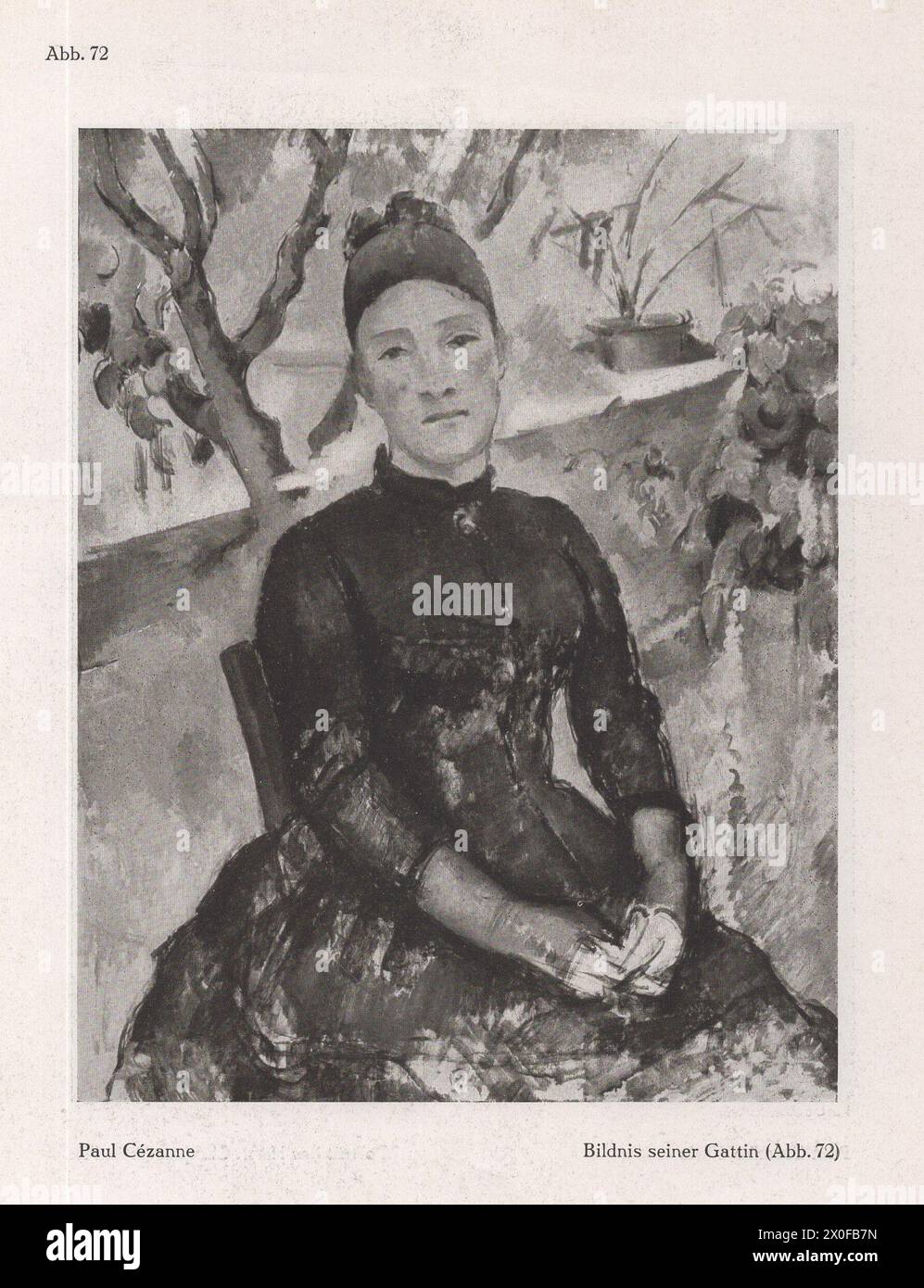 Un catalogo d'arte tedesco principalmente Ferdinand Hodler e Paul Cézanne e alcuni altri artisti come Oscar Kokoschka, Rubens, Rembrandt... ecc. del famoso artista e professore di storia dell'arte presso le università di Heidelberg, Strasburgo e Monaco Fritz Burger. Foto Stock