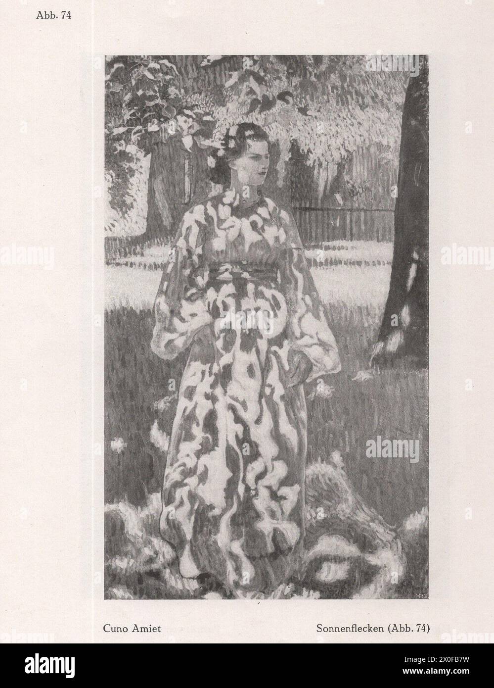 Un catalogo d'arte tedesco principalmente Ferdinand Hodler e Paul Cézanne e alcuni altri artisti come Oscar Kokoschka, Rubens, Rembrandt... ecc. del famoso artista e professore di storia dell'arte presso le università di Heidelberg, Strasburgo e Monaco Fritz Burger. Foto Stock