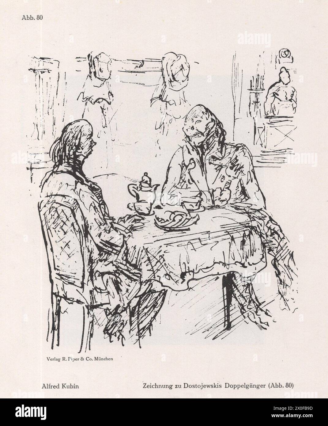 Un catalogo d'arte tedesco principalmente Ferdinand Hodler e Paul Cézanne e alcuni altri artisti come Oscar Kokoschka, Rubens, Rembrandt... ecc. del famoso artista e professore di storia dell'arte presso le università di Heidelberg, Strasburgo e Monaco Fritz Burger. Foto Stock