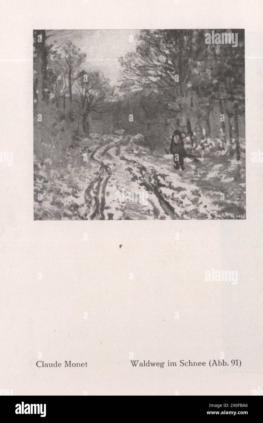 Un catalogo d'arte tedesco principalmente Ferdinand Hodler e Paul Cézanne e alcuni altri artisti come Oscar Kokoschka, Rubens, Rembrandt... ecc. del famoso artista e professore di storia dell'arte presso le università di Heidelberg, Strasburgo e Monaco Fritz Burger. Foto Stock