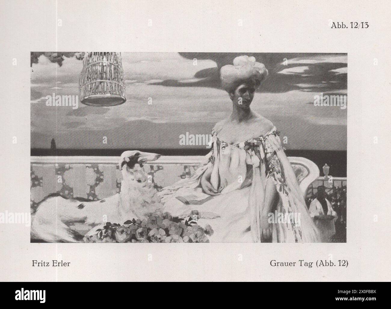 Un catalogo d'arte tedesco principalmente Ferdinand Hodler e Paul Cézanne e alcuni altri artisti come Oscar Kokoschka, Rubens, Rembrandt... ecc. del famoso artista e professore di storia dell'arte presso le università di Heidelberg, Strasburgo e Monaco Fritz Burger. Foto Stock