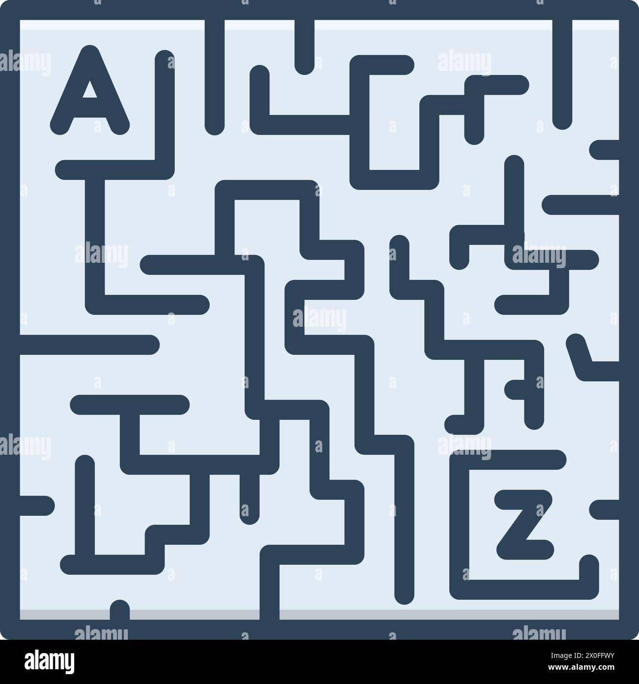 Icona per il gioco educativo, educativo Illustrazione Vettoriale