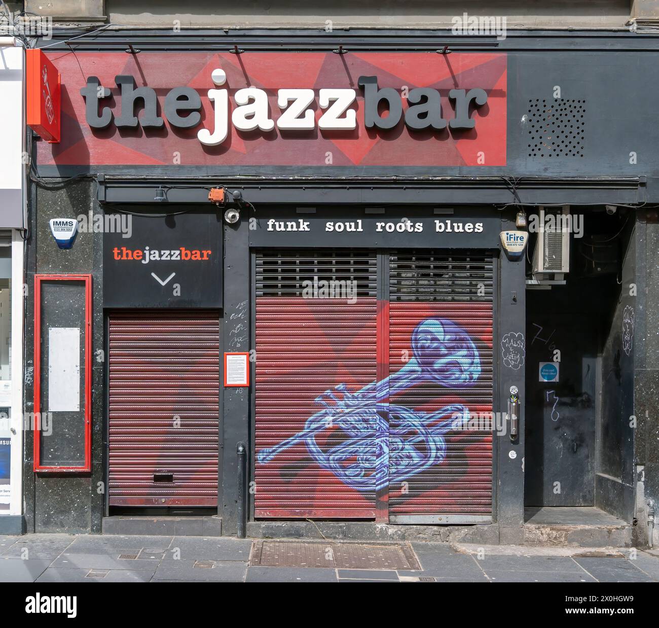 The Jazz Bar, Chambers Street, Edimburgo, Scozia, Regno Unito. Foto Stock