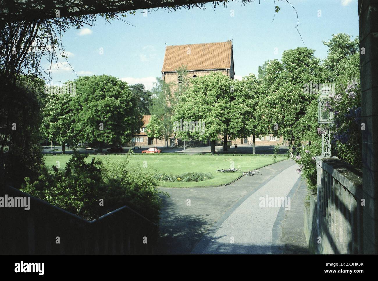 Zeltinger Platz alla stazione S-Bahn di Frohnau [traduzione automatica] Foto Stock