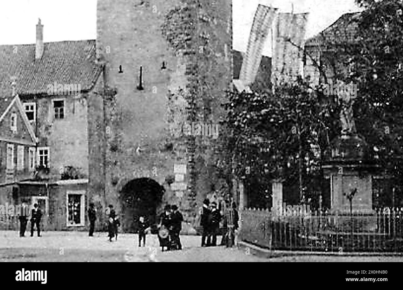 Porta superiore - Monumento [traduzione automatica] Foto Stock