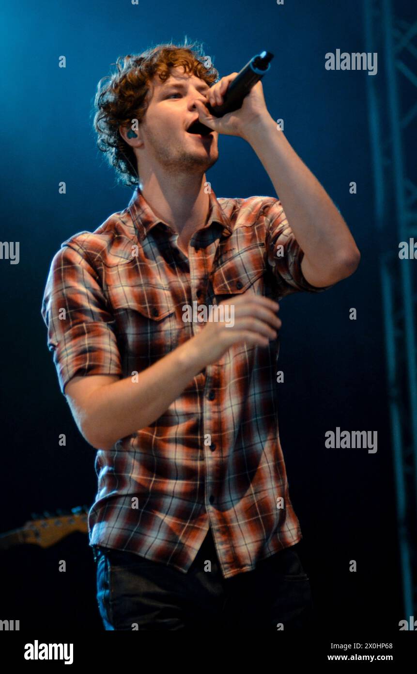 Jay McGuiness - The Wanted, V2011, Hylands Park, Chelmsford, Essex, Regno Unito - 21 agosto 2011 Foto Stock