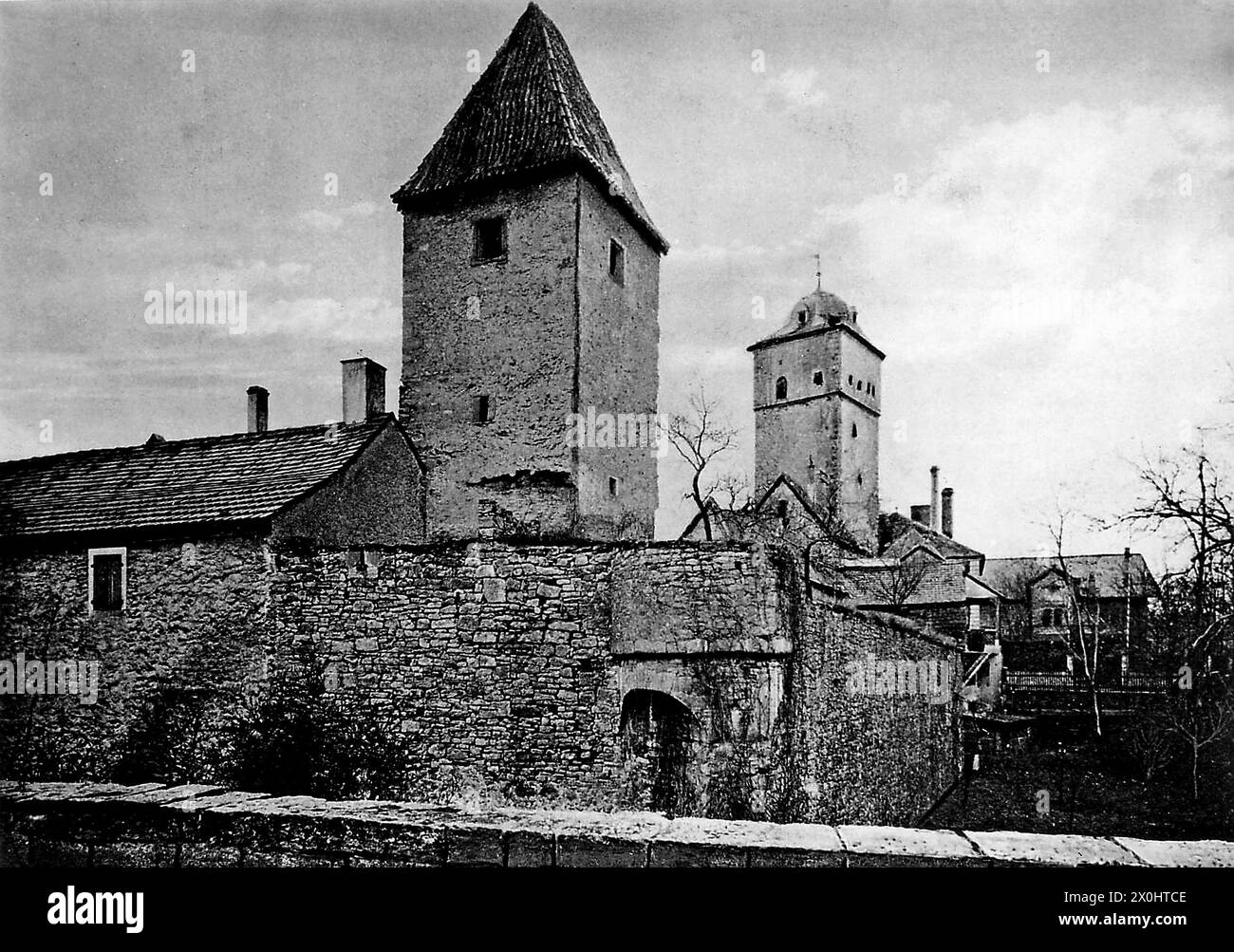 Torre delle polveri , cancello superiore , Mura della città [traduzione automatizzata] Foto Stock