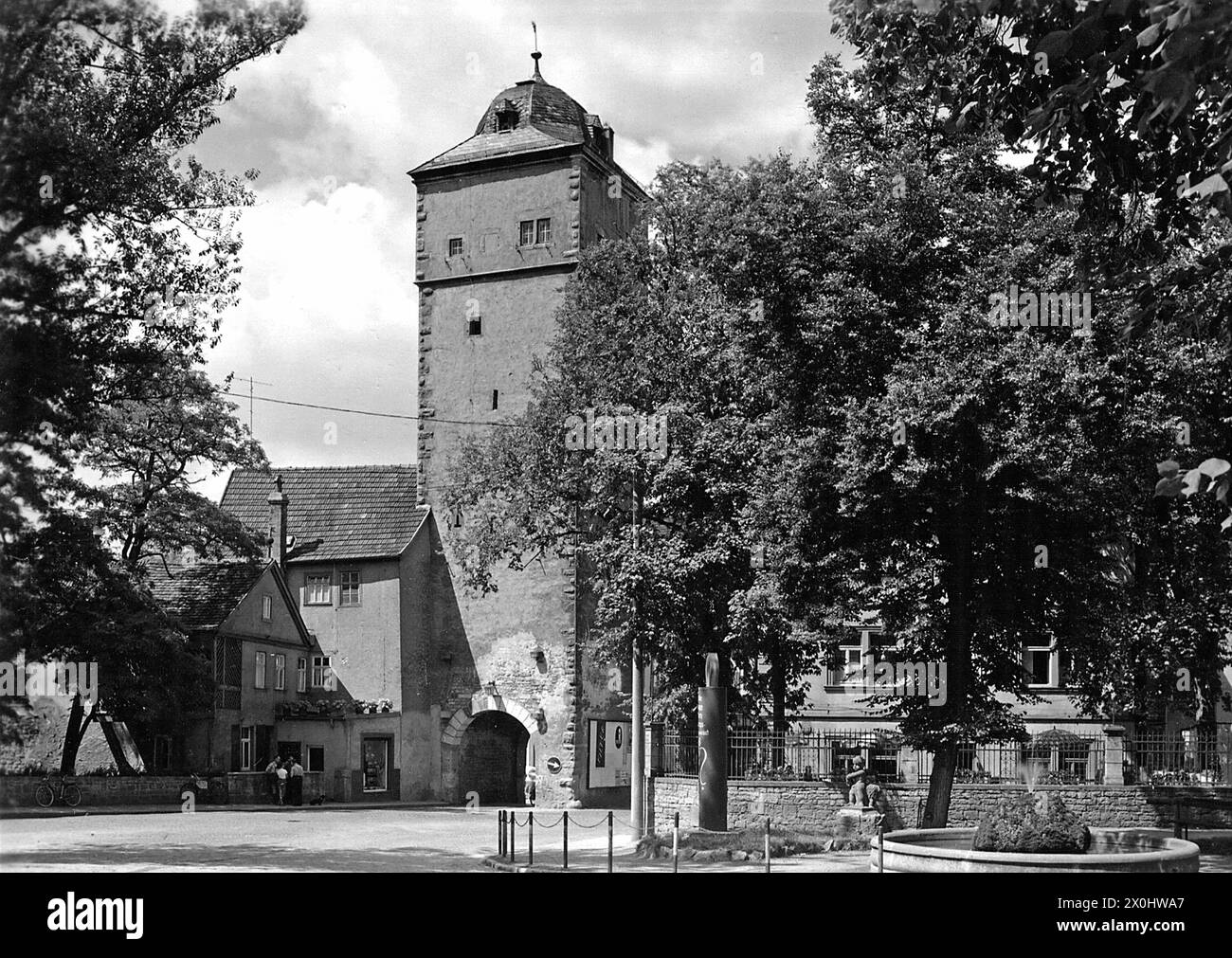 Cancello superiore - Fontana [traduzione automatica] Foto Stock
