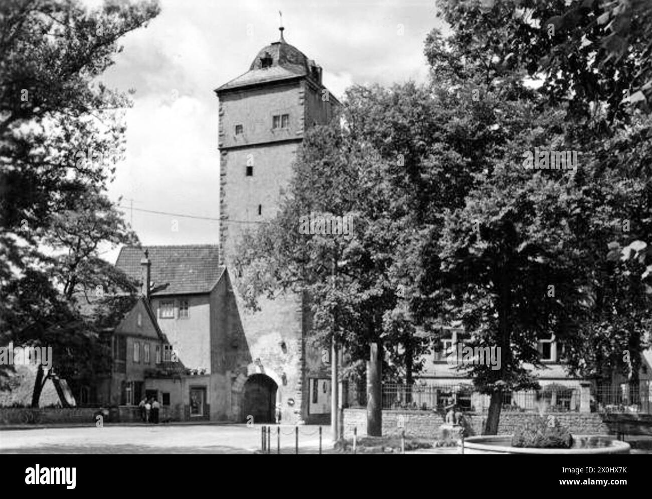 Ochsenfurt - cancello superiore [traduzione automatizzata] Foto Stock